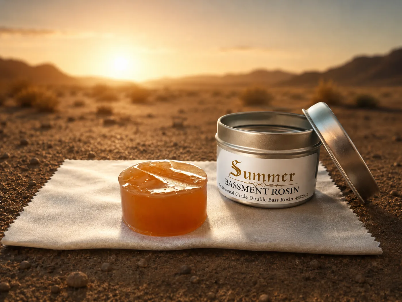 Summer bass rosin product photo